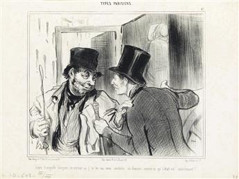 HONORÉ DAUMIER Collection of approximately 60 lithographs.